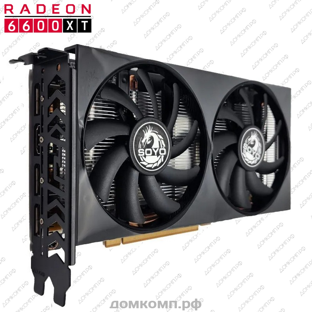 Игровая Видеокарта SOYO AMD Radeon RX 6600 XT DUAL [SY-6600XT-8GD6] в  Оренбурге недорого — купить в домкомп.рф